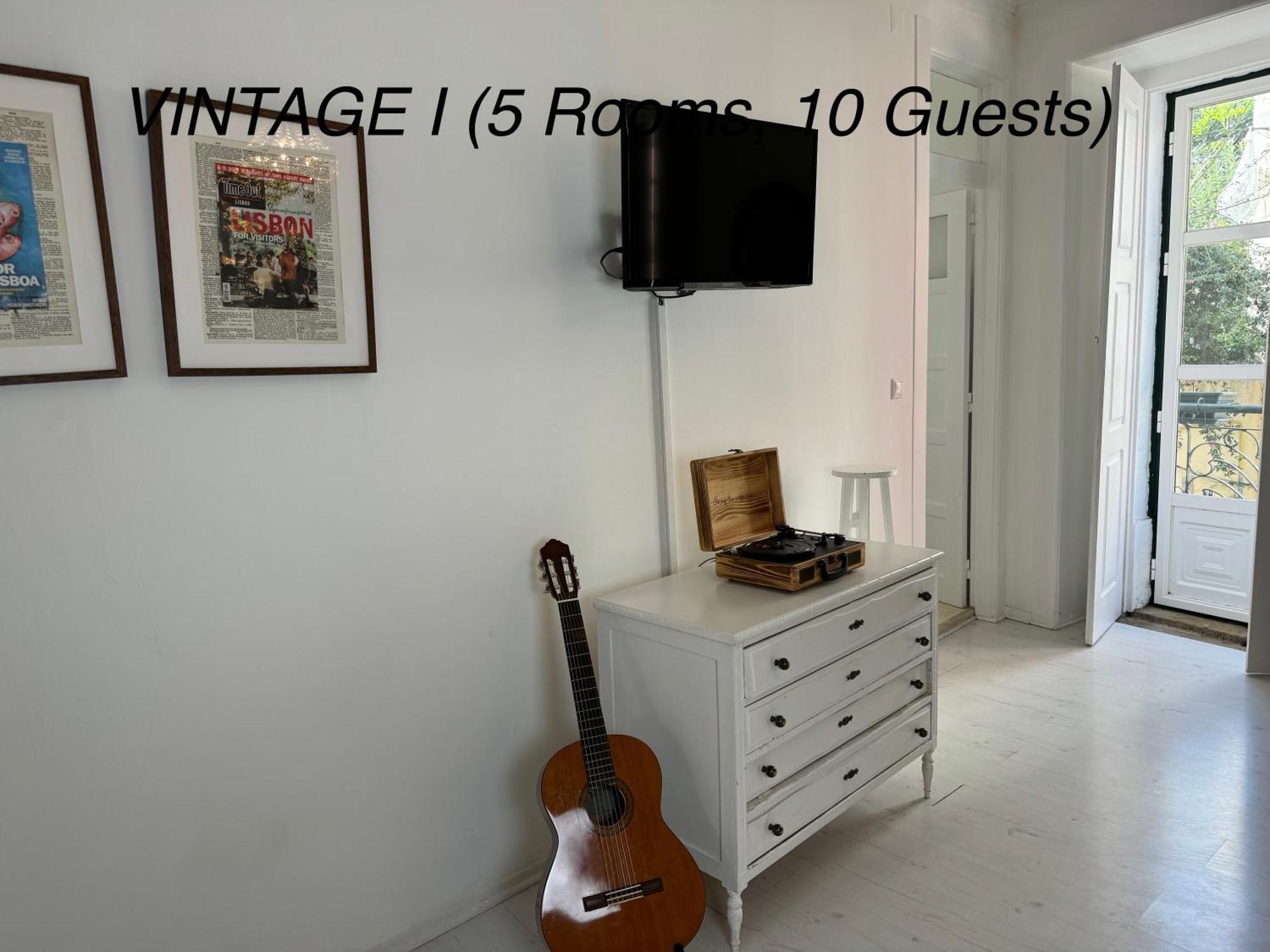 Alfama Vintage 1 Ten Guests - Alfama Vintage 2 Five Guests - Alfama Vintage 3 Three Guests Lisbon Luaran gambar