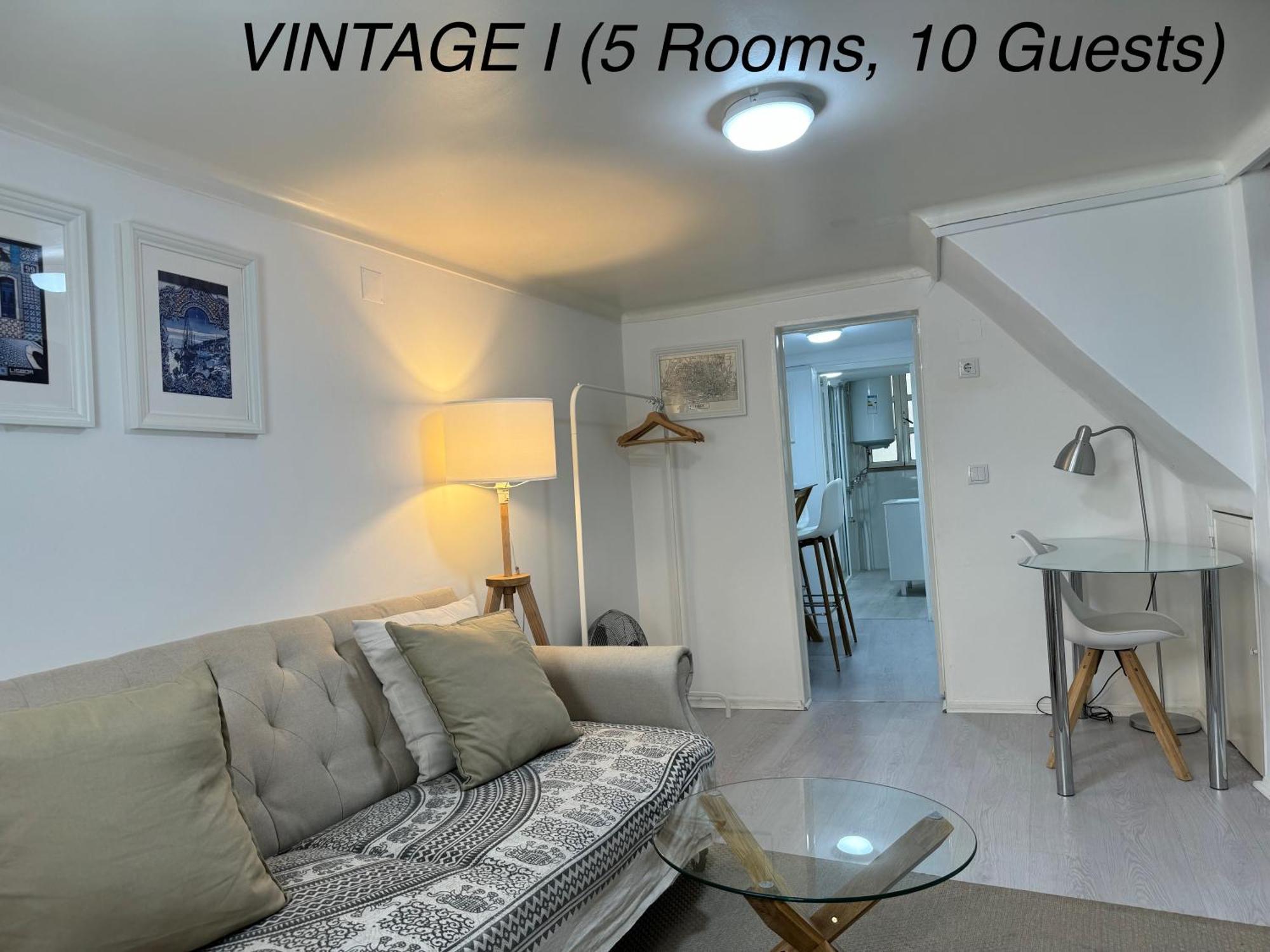 Alfama Vintage 1 Ten Guests - Alfama Vintage 2 Five Guests - Alfama Vintage 3 Three Guests Lisbon Luaran gambar