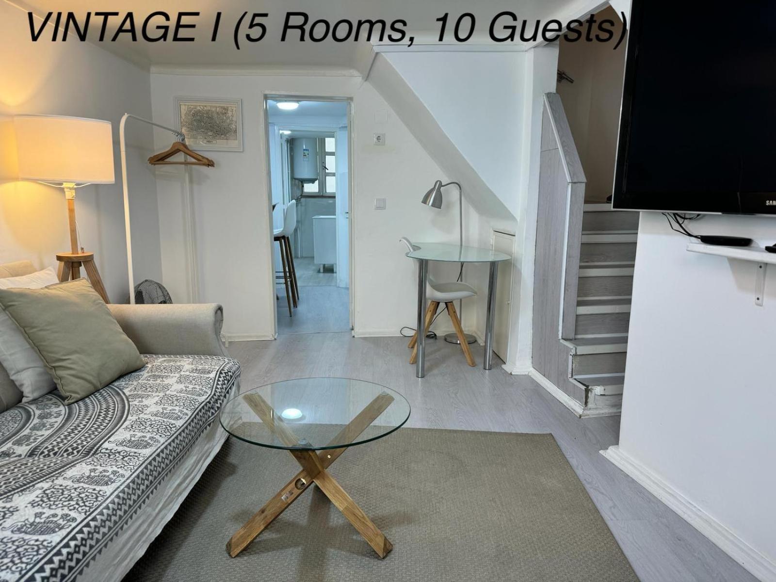Alfama Vintage 1 Ten Guests - Alfama Vintage 2 Five Guests - Alfama Vintage 3 Three Guests Lisbon Luaran gambar