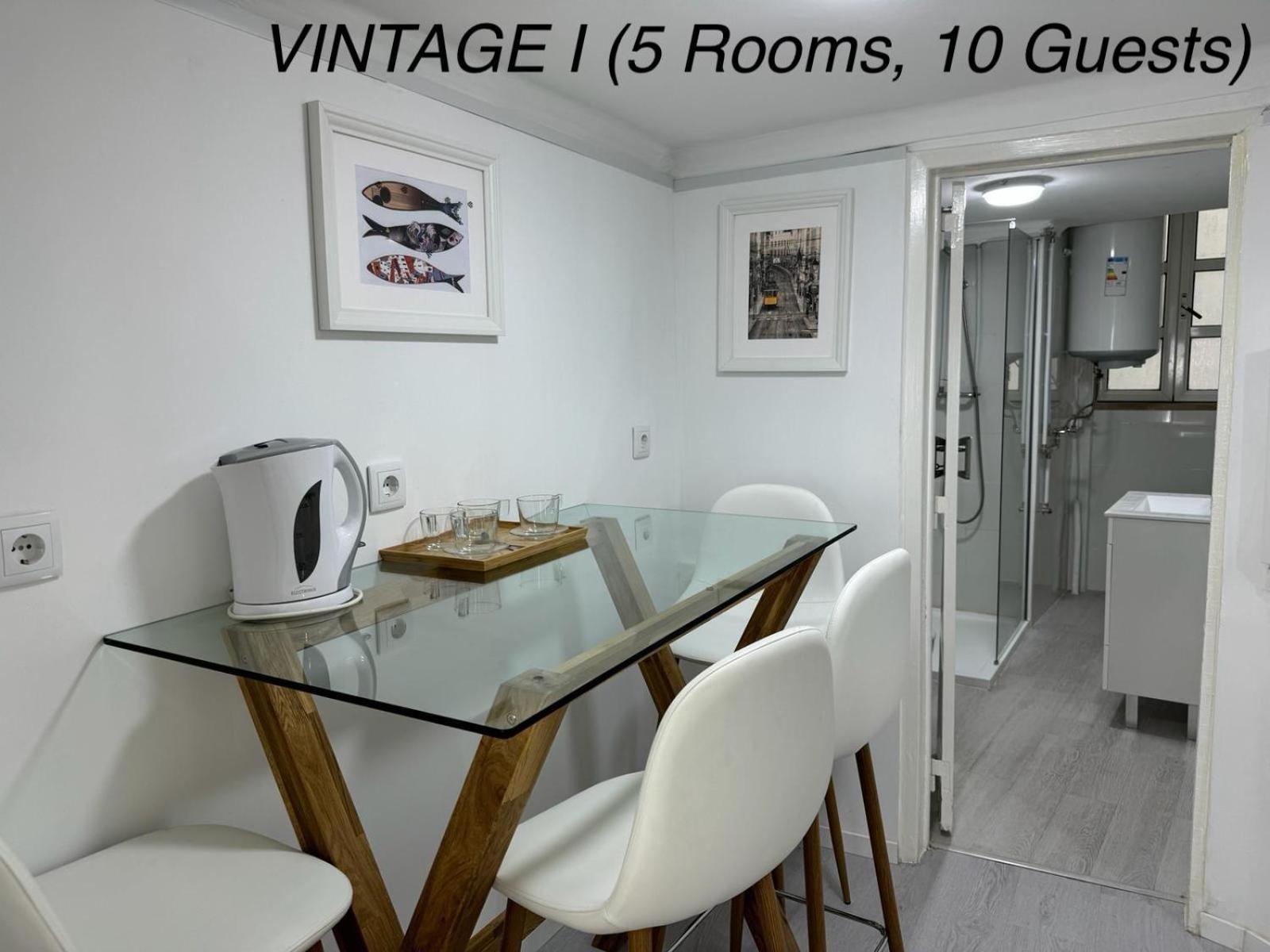 Alfama Vintage 1 Ten Guests - Alfama Vintage 2 Five Guests - Alfama Vintage 3 Three Guests Lisbon Luaran gambar